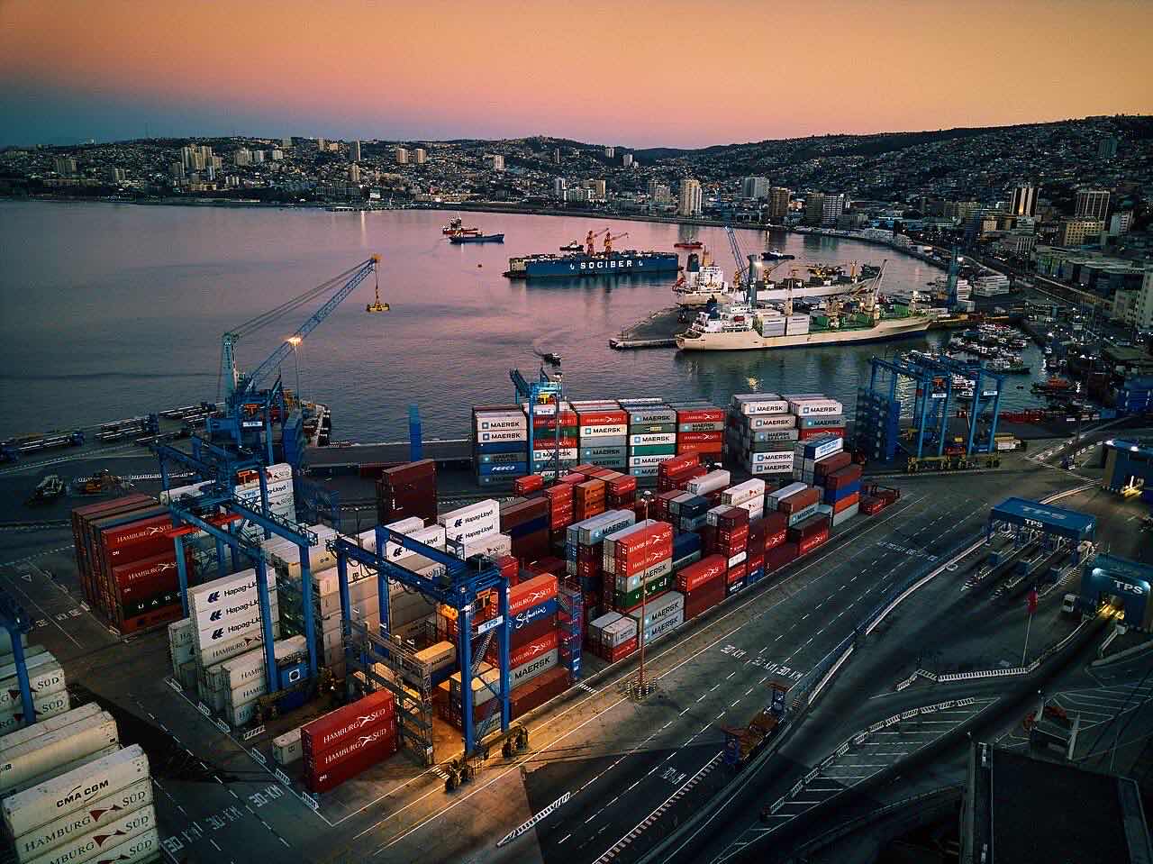 Port of Bahia De Valparaiso, Chile