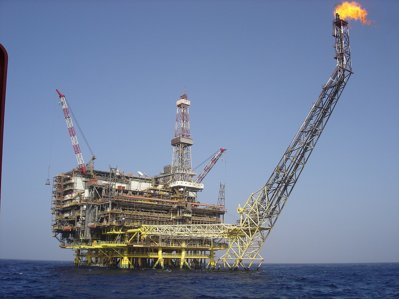 Hafen Bouri Oil Field, Libyen
