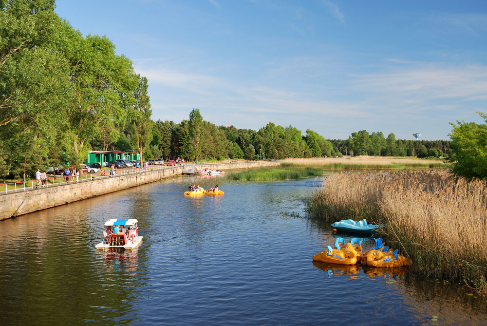 Hafen Hafen Šventoji, Litauen