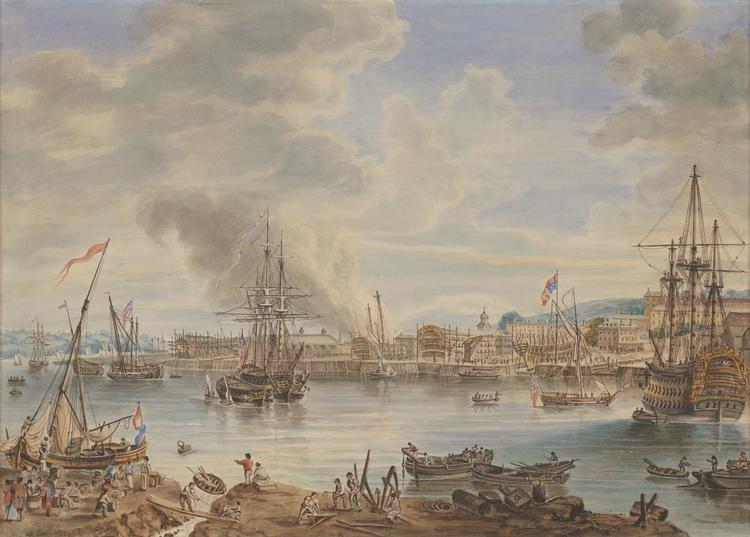 Hafen Chatham Dockyard, Großbritannien