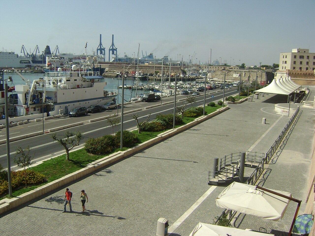 Hafen Hafen von Civitavecchia, Italien