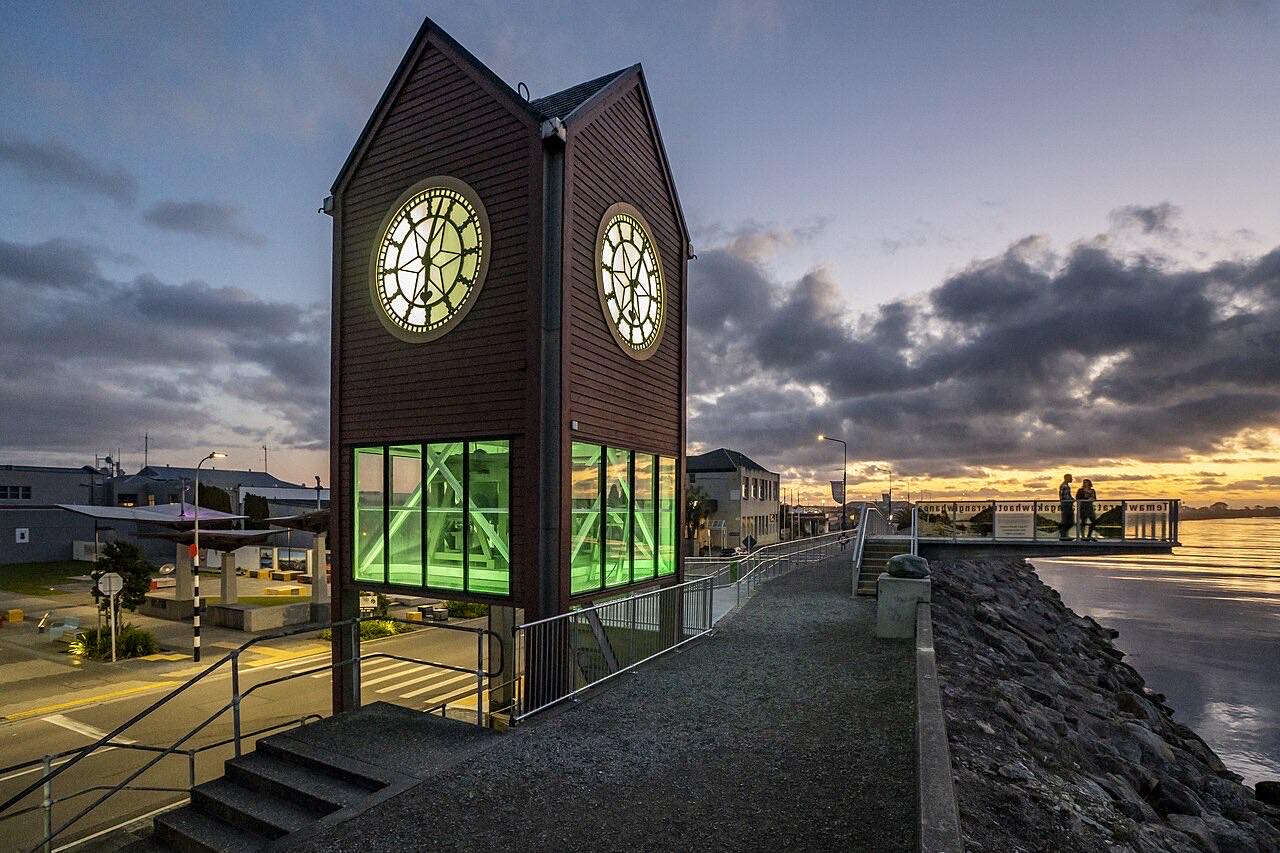 Puerto de Greymouth, Nueva Zelanda