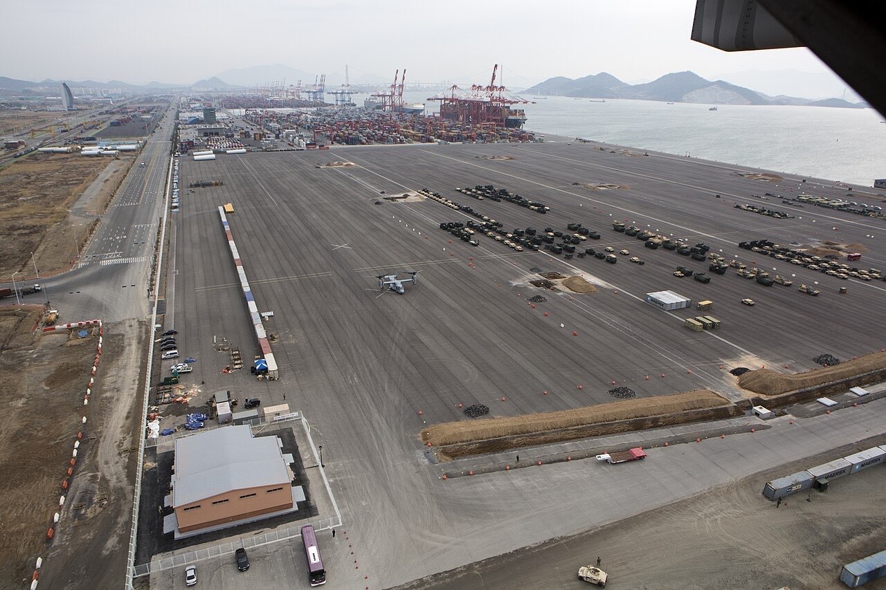 Hafen Gwangyang Hang, Südkorea