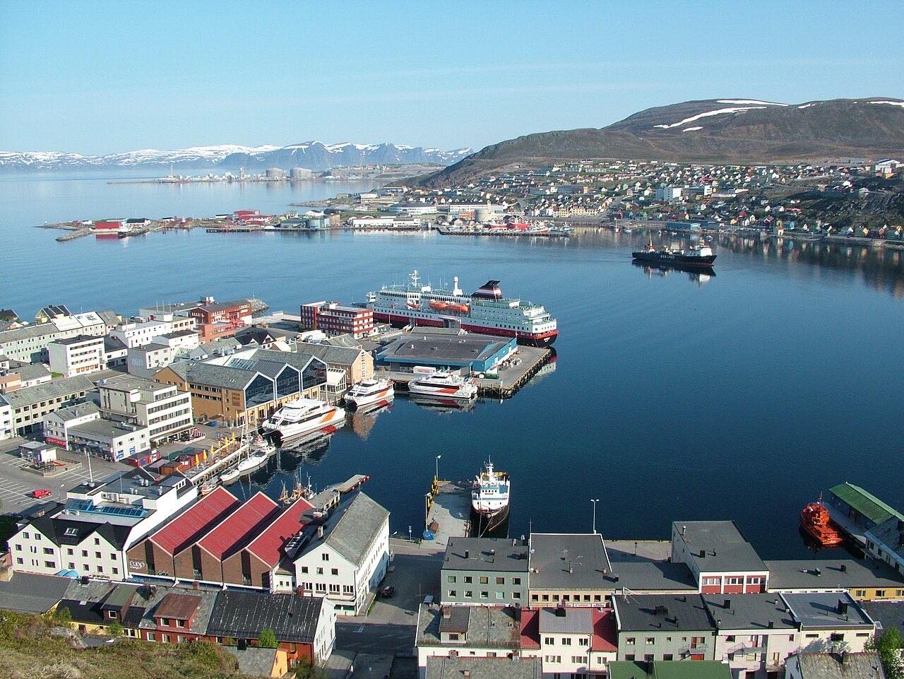 Hafen Hafen von Hammerfest, Norwegen