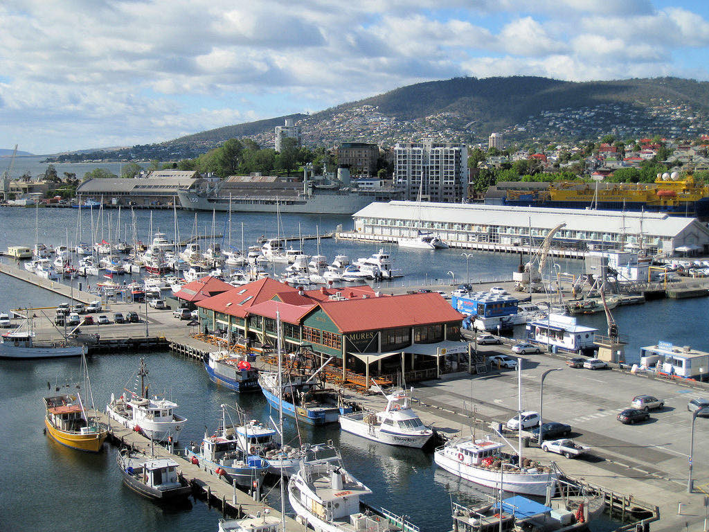 Hafen Hobart, Australien