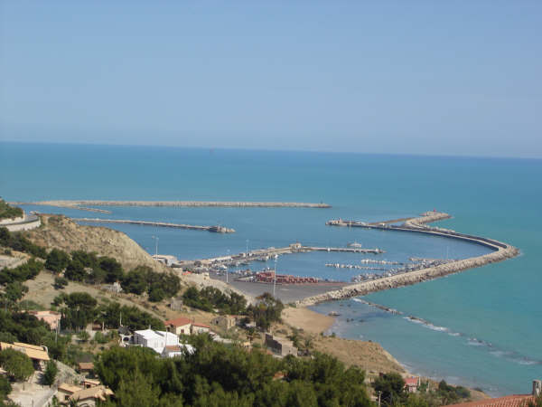 Porto di porto di Licata, Italia