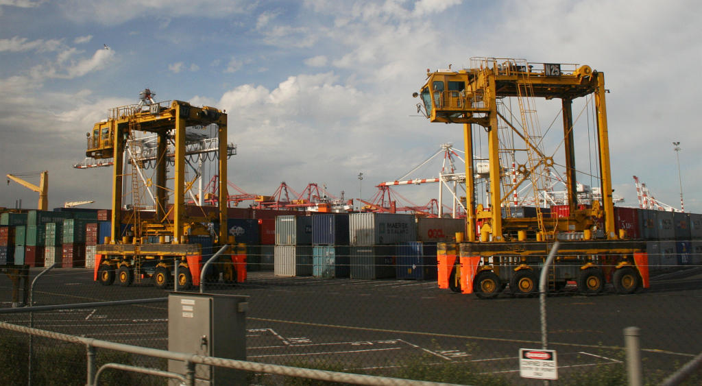 Port de port de Melbourne, Australie
