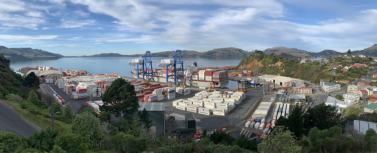 Puerto de Otago Harbor, Nueva Zelanda