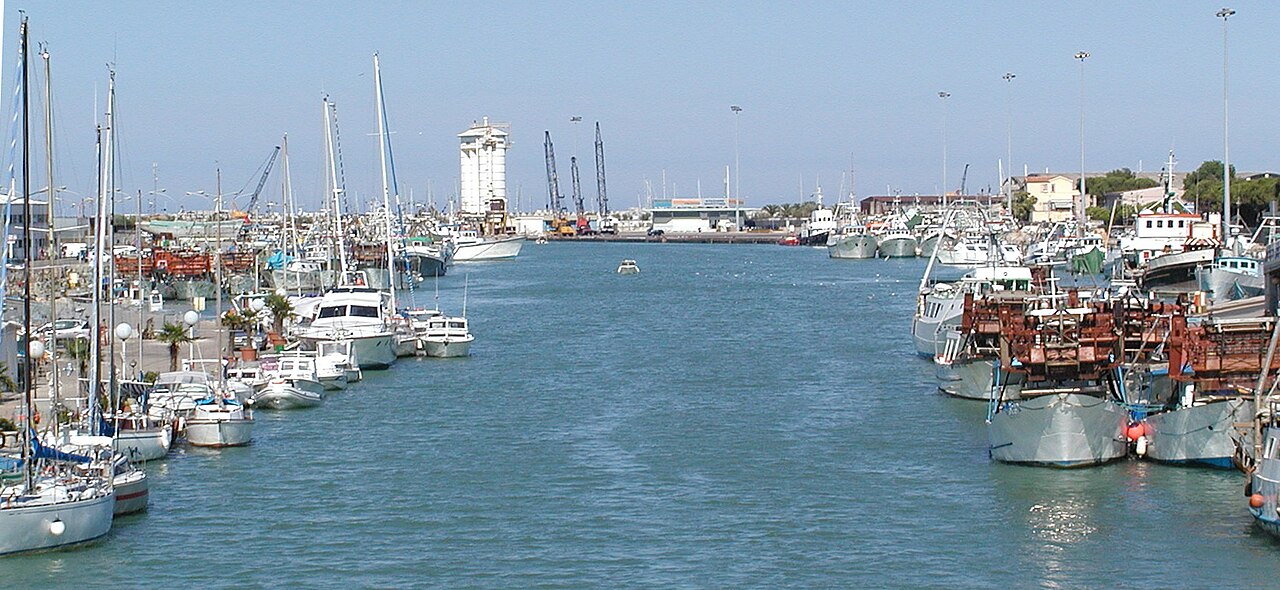 Hafen Pescara, Italien
