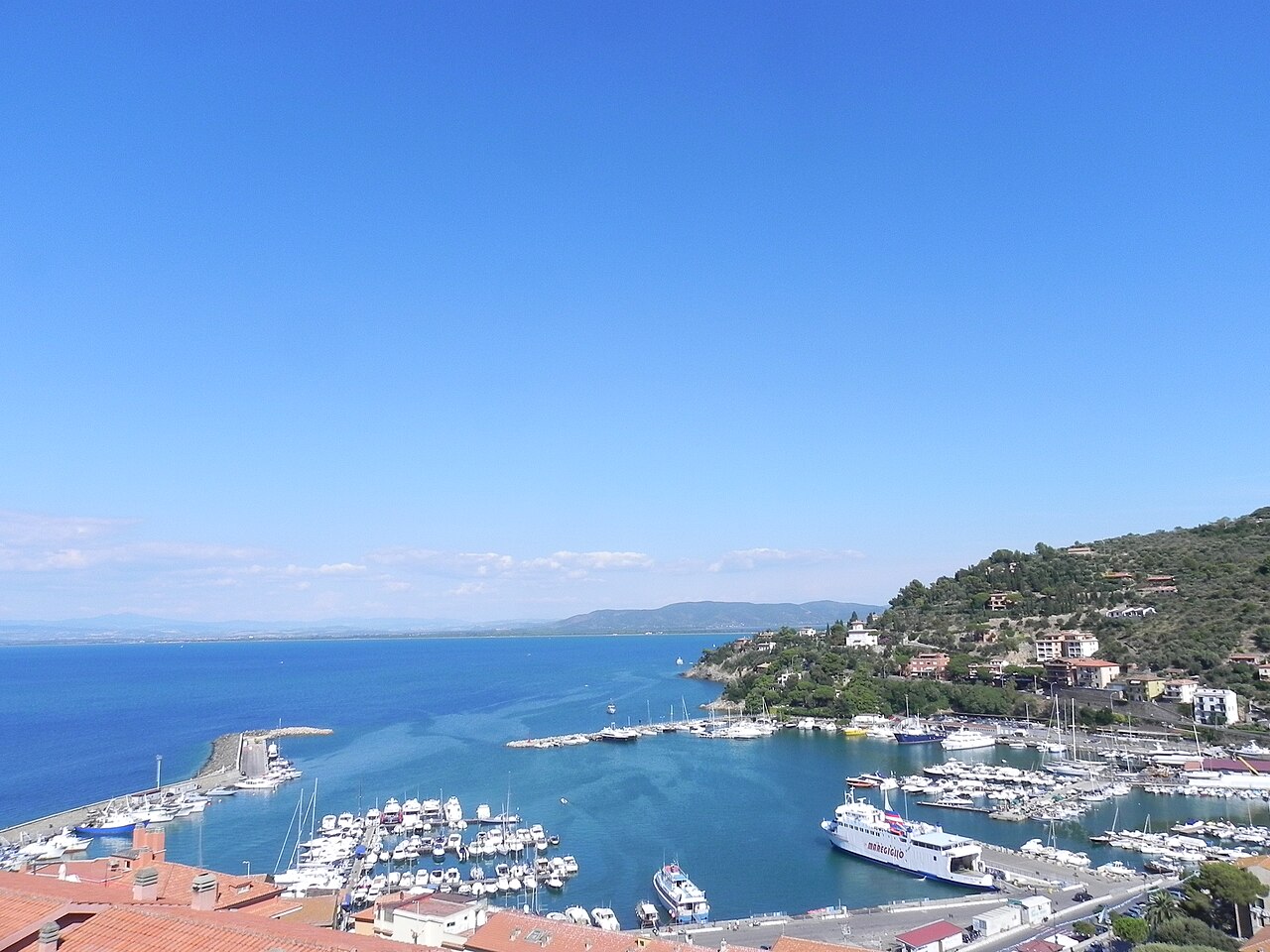 Hafen Porto Santo Stefano, Italien