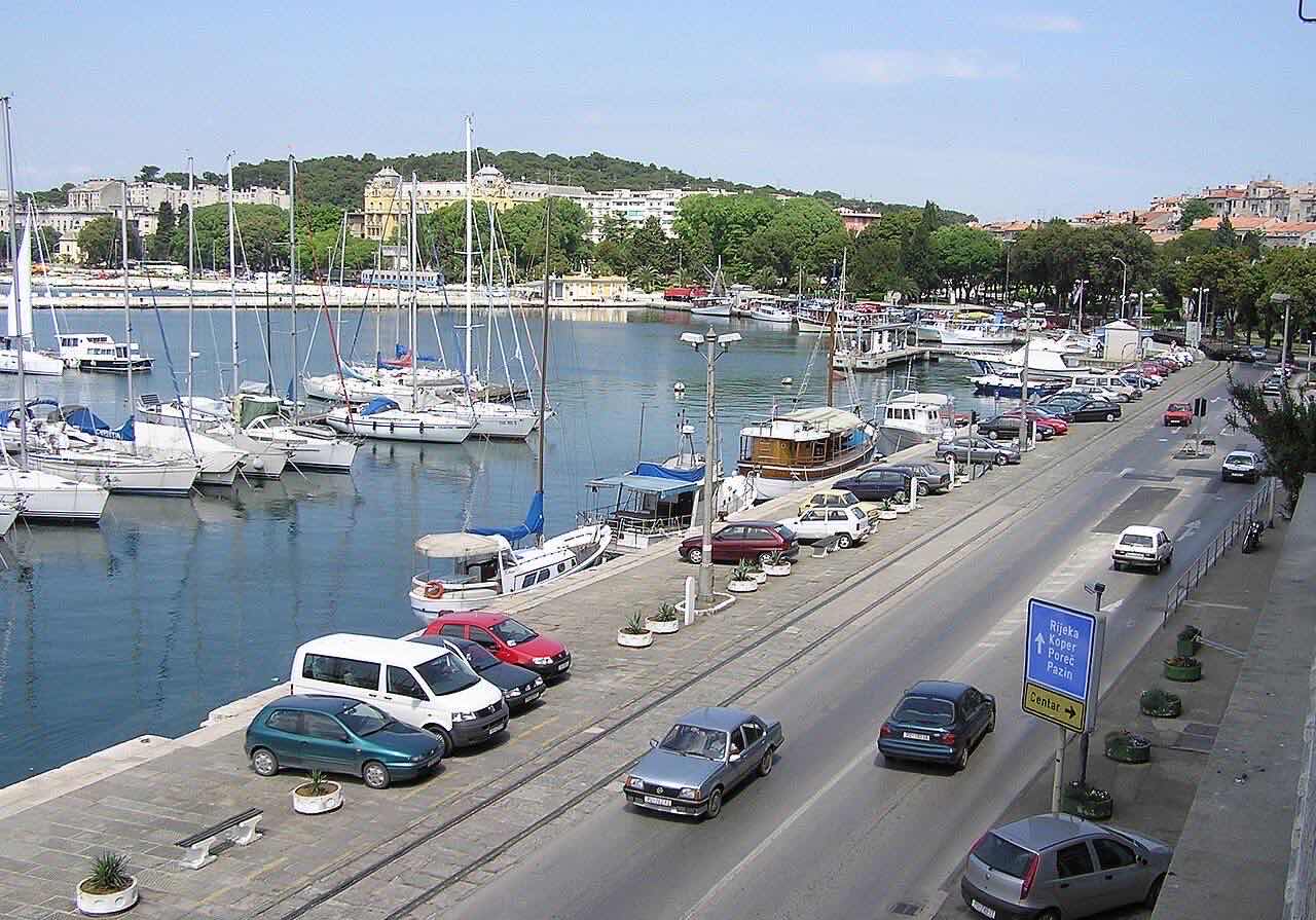 Port de Pula, Croatie