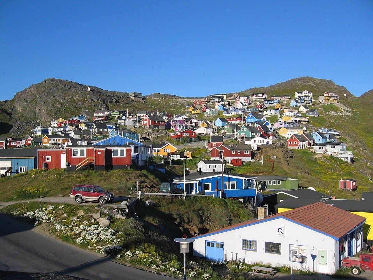 Porto di Qaqortoq, Groenlandia
