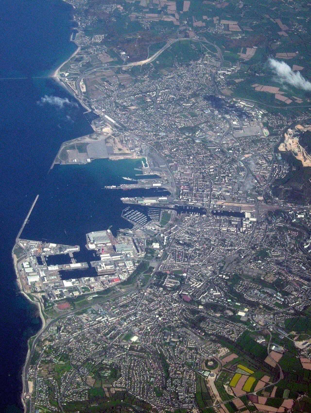 Porto de Rade De Cherbourg, França