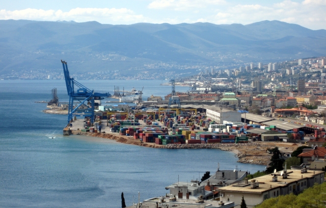 Port of Rijeka Luka, Croatia