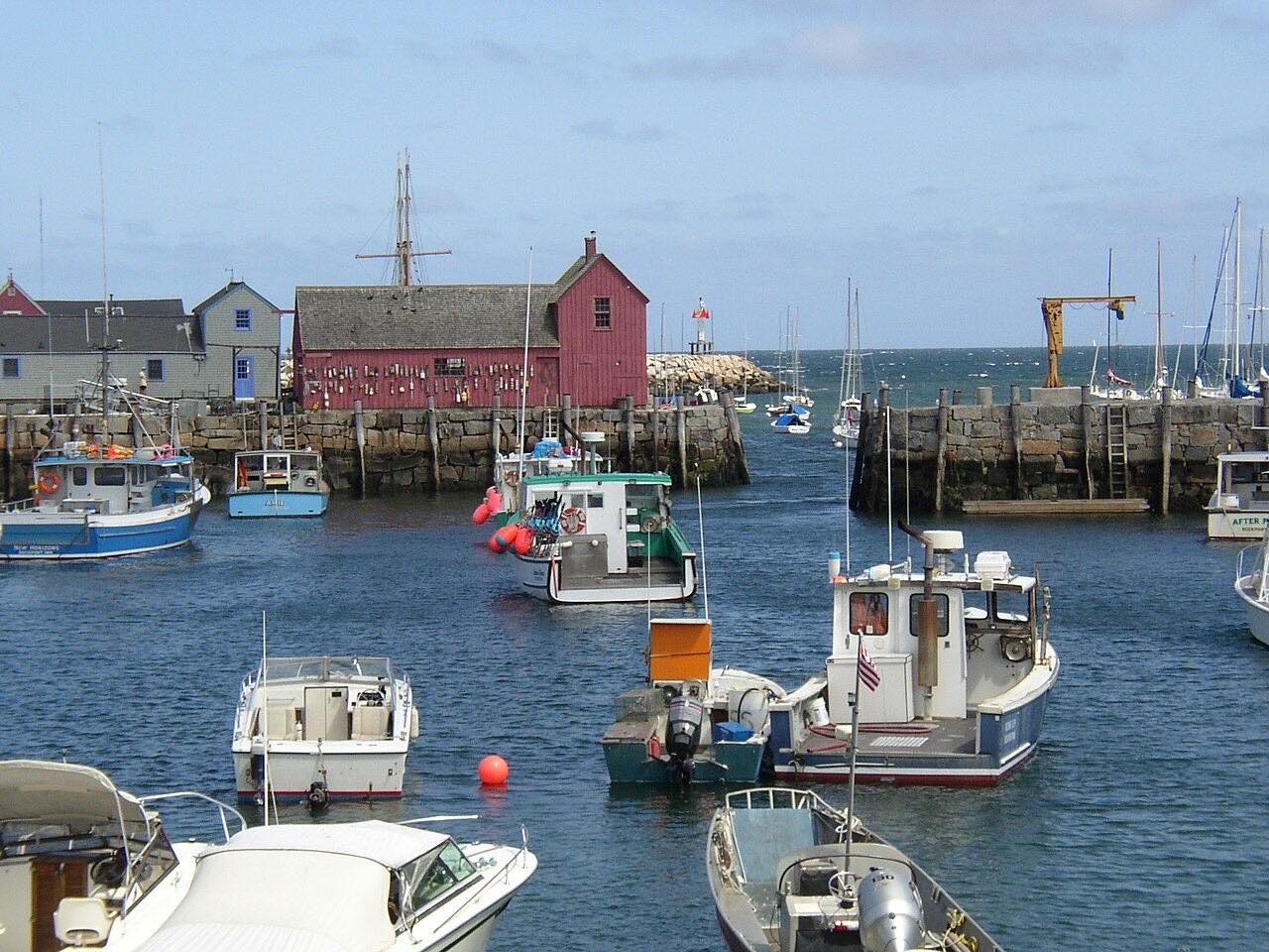 Hafen Rockport, USA