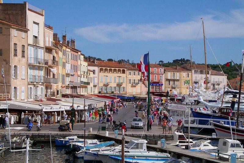 Porto di Saint-Tropez, Francia