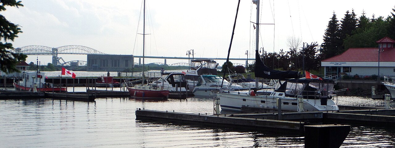 Puerto de Sault Ste Marie, Canadá