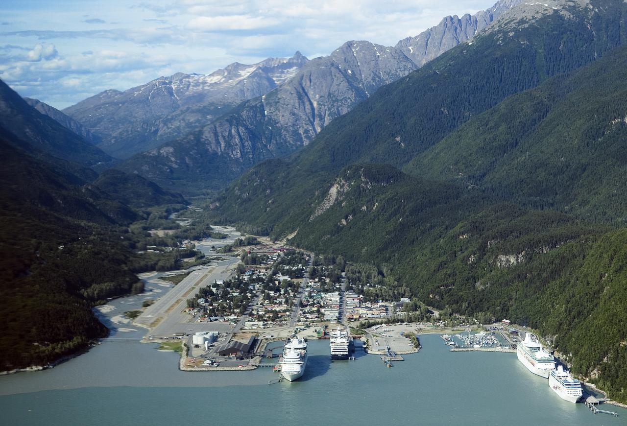 Hafen Skagway, USA