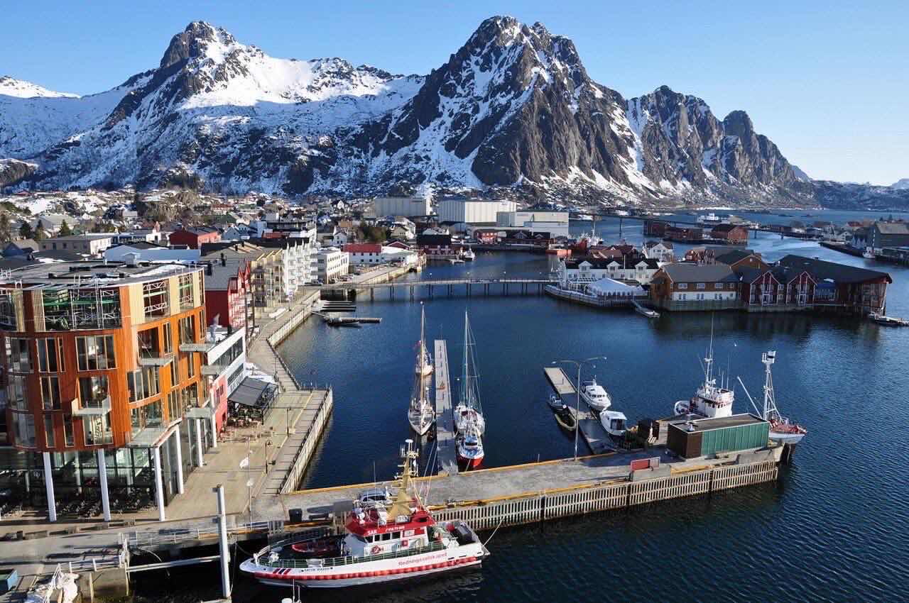 Porto de Svolvaer, Noruega