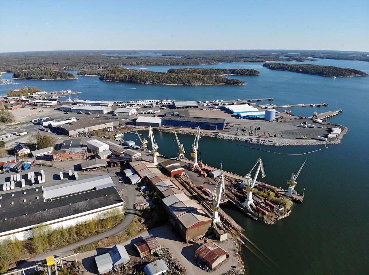 Uusikaupunki बंदरगाह, फ़िनलैंड