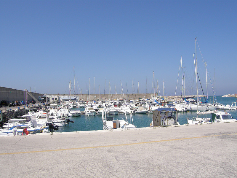 Porto di porto di Vasto, Italia